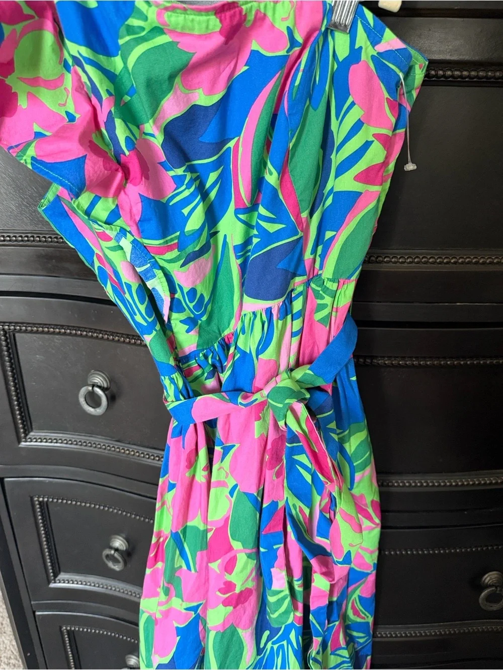 NEW J Crew Midi Dress One Shoulder Pin Floral Preppy Boho Vacay Size 8P